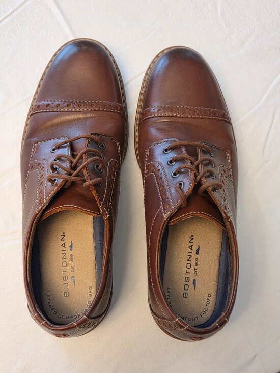 Bostonian brown leather oxfords main image 5
